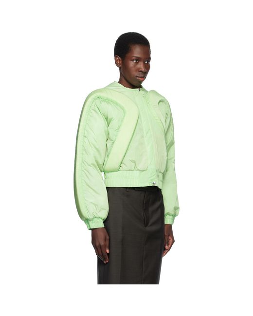 Stanley Raffington Green 3D Parametric Bomber Jacket