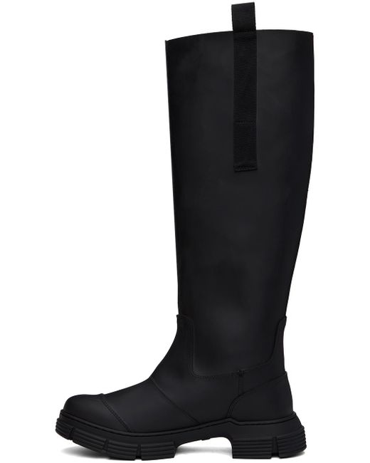 Ganni Black Country Boots for men