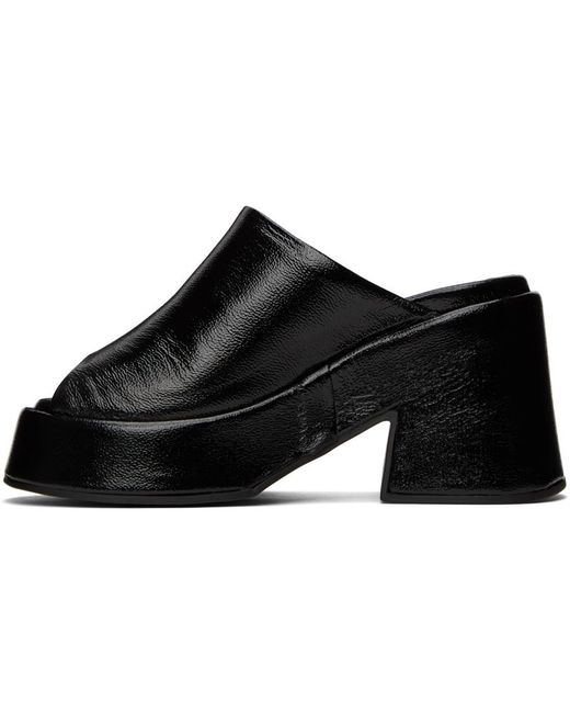Ganni Black Retro Sandals Lyst