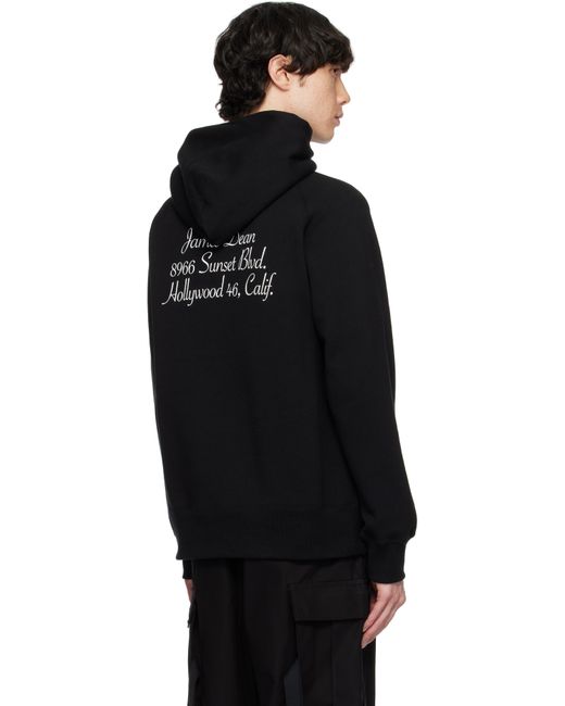 sacaiサカイ★ブラック James Dean フーディ James Dean Hoodie | sacai Official Store サカイ オフィシャル