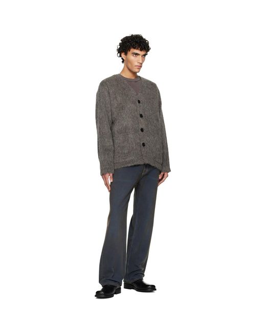 Our Legacy Black Wool Cardigan for men