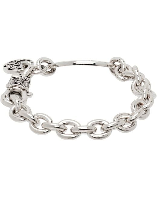 Vivienne Westwood Black Lancelot Bracelet for men