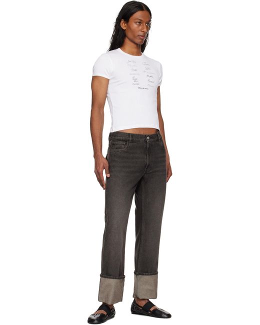 Coperni Black Disney Princess Slim-Fit T-Shirt for men