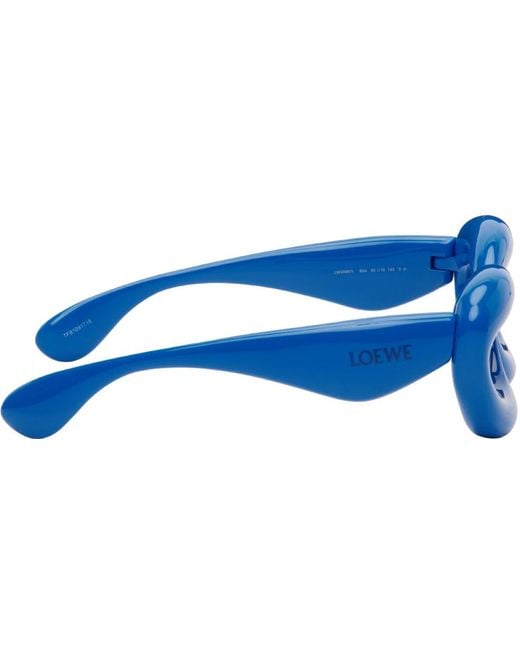 Loewe Blue Inflated Cat-eye Sunglasses for men