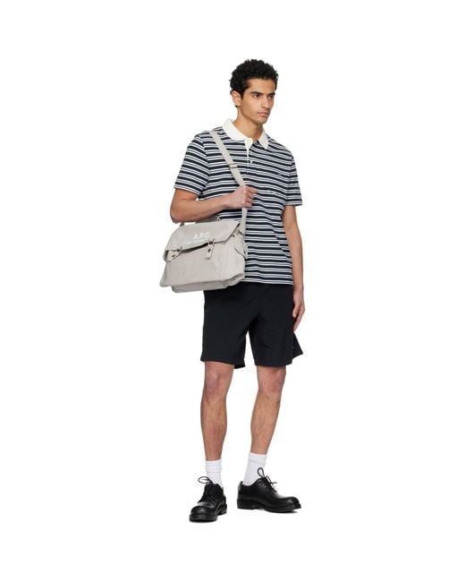 A.P.C. Black Rio Shorts for men