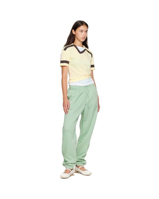 Nike Green Sportswear Pheonix Fleece High-Waisted Oversized Sweatpants