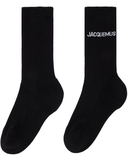 Chaussettes 'les chaussettes ' noires - les classiques Jacquemus en coloris Black