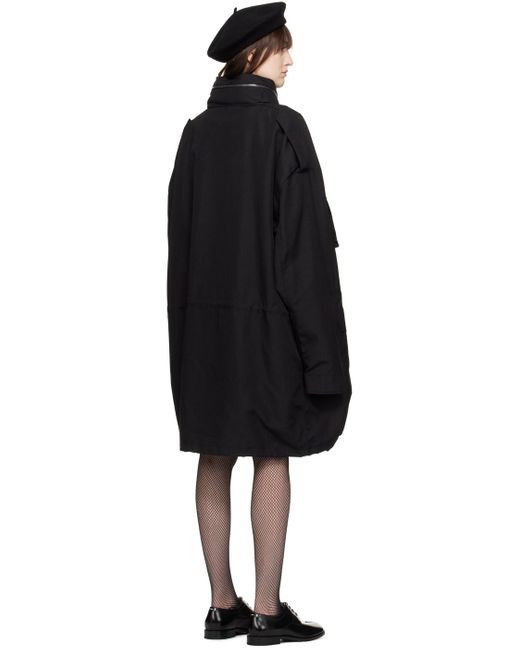 Maison Margiela Black Invitation Coat