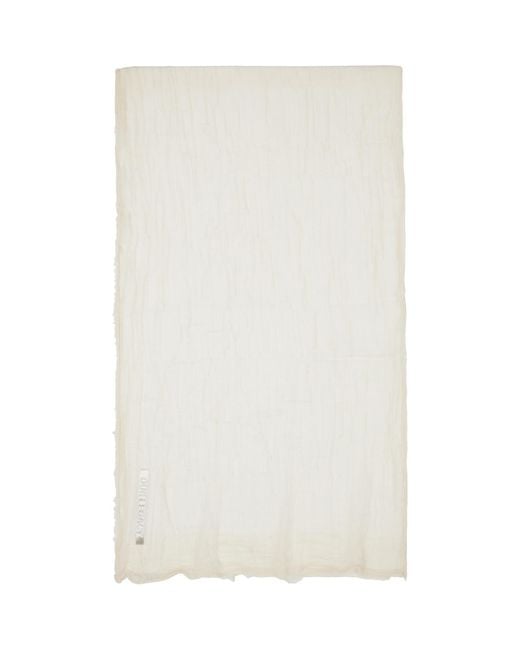 Our Legacy Multicolor Off- Cottage Scarf for men