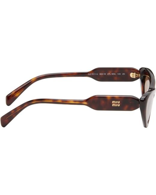 Miu Miu Brown Collection' Sunglasses