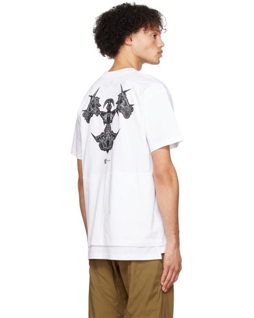Acronym White Laye T-shirt for men