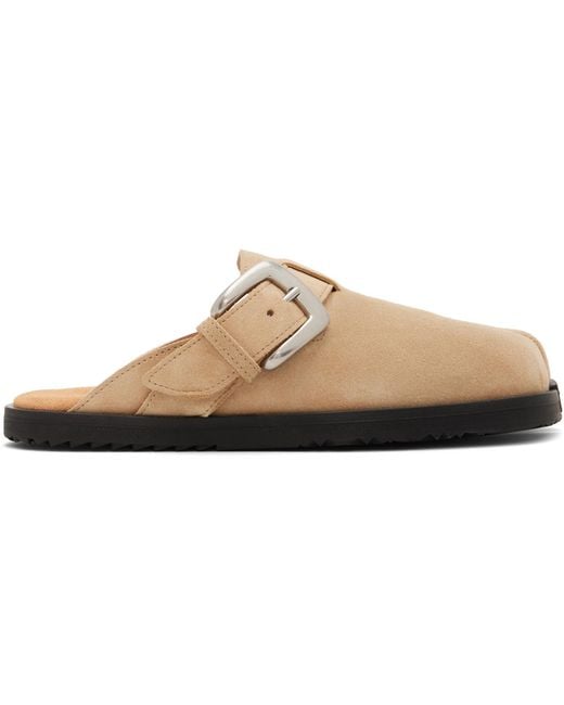 Maison Margiela Brown Tabi Daily Mule Loafers