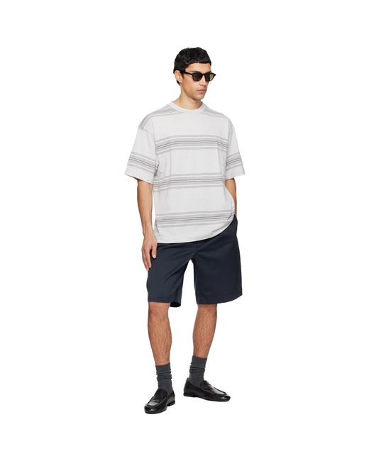 Nanamica White Stripe T-Shirt for men