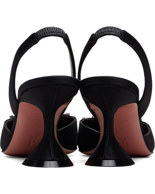 AMINA MUADDI Black Begum Sling 70 Heels