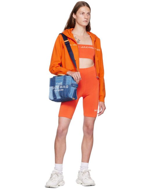 Marc Jacobs Orange 'the Sport Short' Shorts
