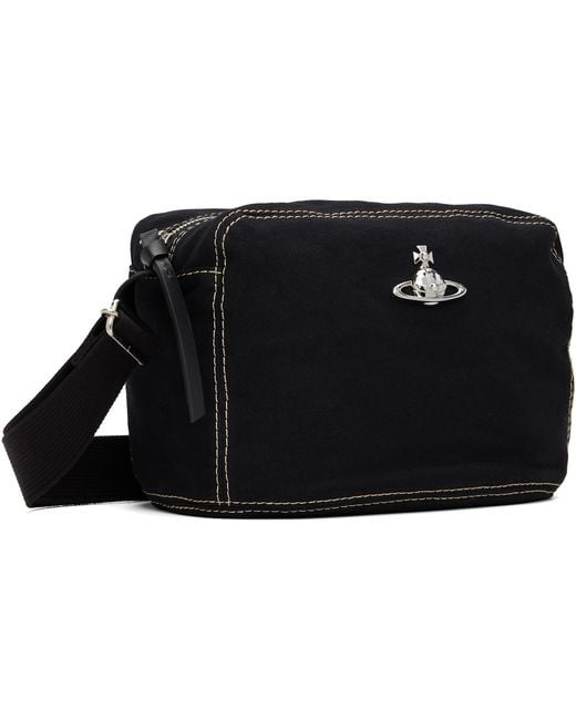 Vivienne Westwood Black Jude Crossbody Bag for men