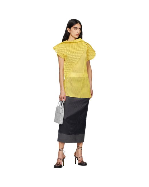 Issey Miyake Gray Prism Plus Tote