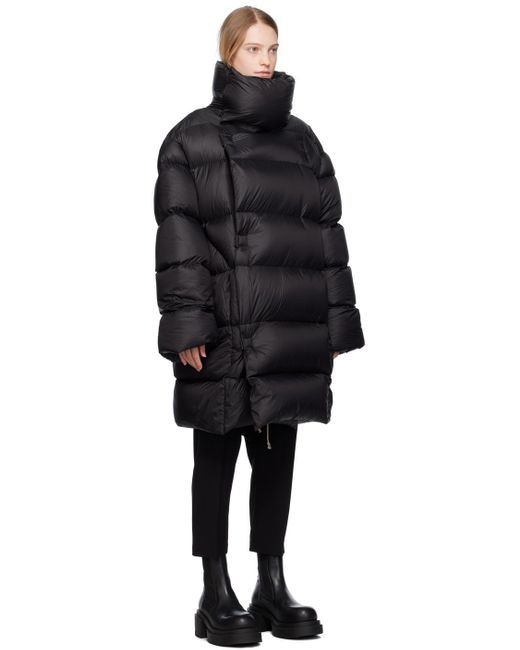 Rick Owens Black Jumbo Drella Down Jacket | Lyst UK