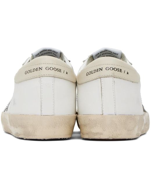 Golden Goose Deluxe Brand Black Ssense Exclusive White Super-star Sneakers