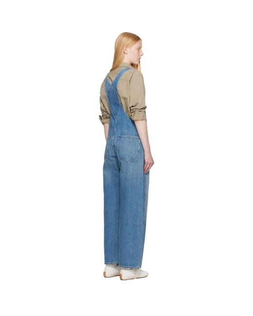 Citizens of Humanity Black Freya Denim Overalls