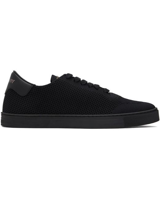 Burberry Black Robin Knit Low-top Sneakers for men