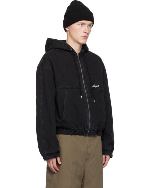 Axel Arigato Black Moss Padded Jacket for men