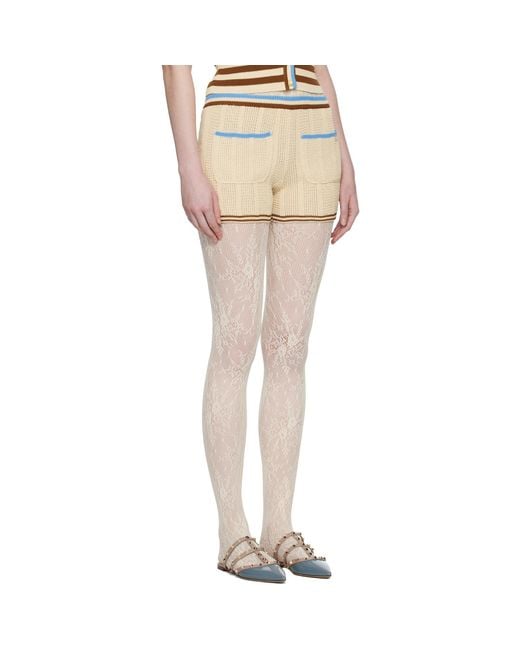 Valentino Natural Cotton Shorts