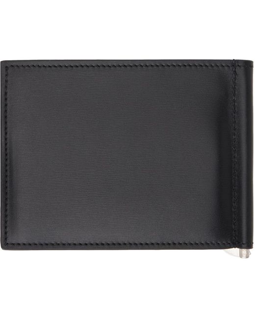 Ferragamo Black Clip Wallet for men