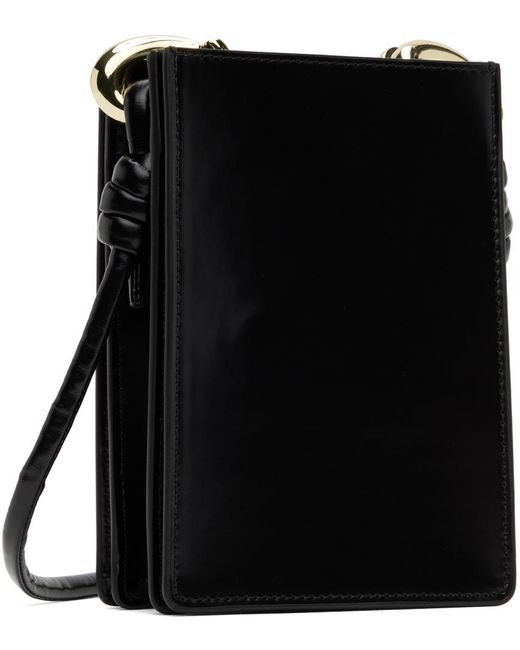 STUDIO AMELIA Black Taralli Crossbody Shoulder Bag