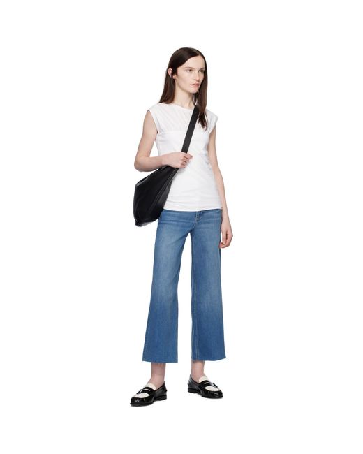 Rag & Bone Black Mica Banded Top