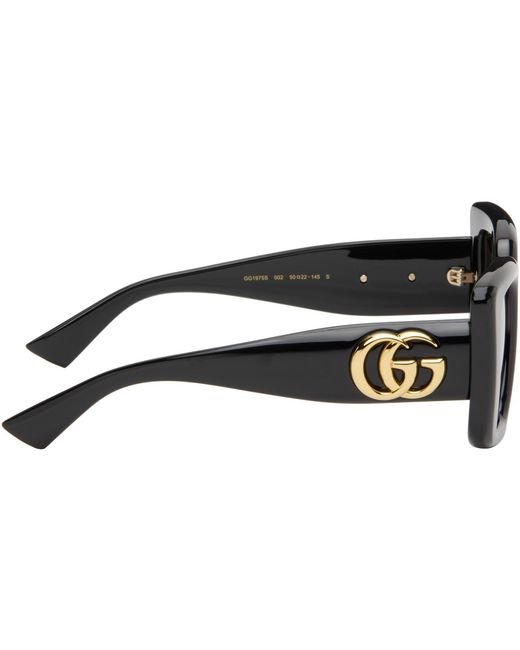 Gucci Black Butterfly Frame Sunglasses