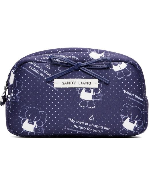 Sandy Liang Blue Smol Pouch
