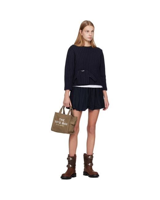 Marc Jacobs Metallic 'the Canvas Small' Tote