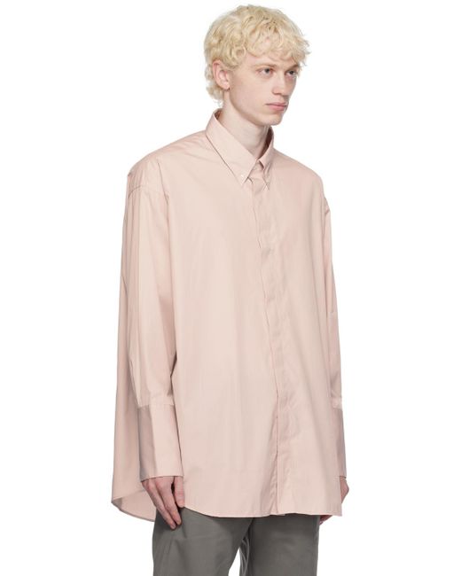 AMI Pink Button Down Shirt for men