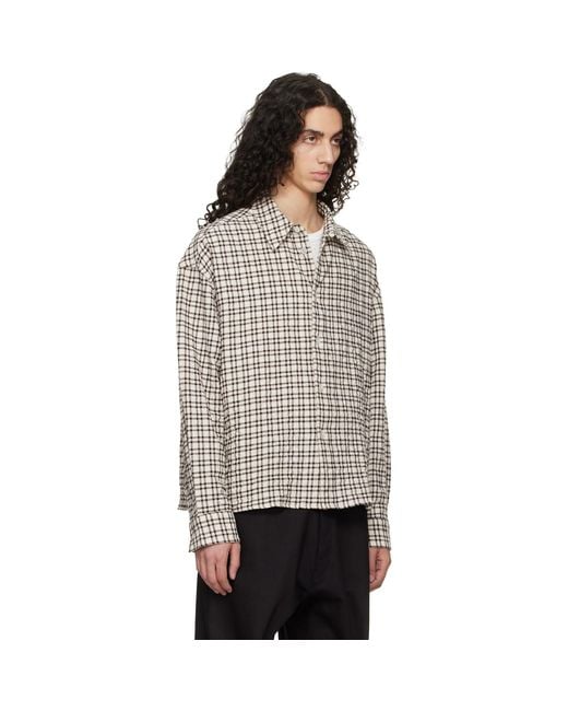 Studio Nicholson Black Nostra Shirt for men