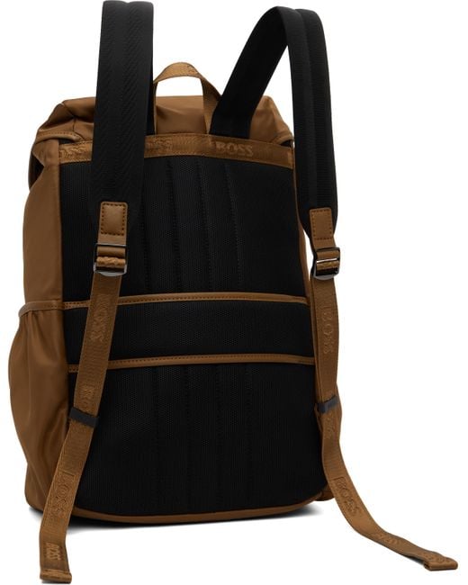 Boss Brown 'Selected By Shohei Ohtani' Double B Backpack for men