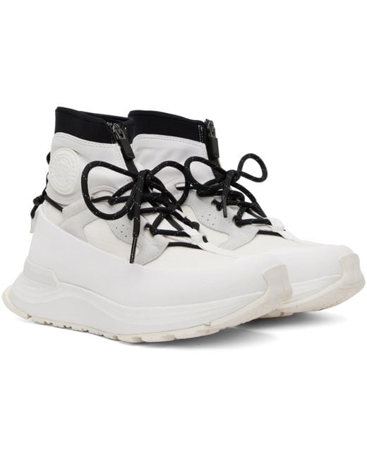 Canada Goose Black White Glacier Trail High Sneakers