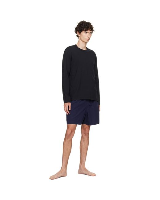 Tekla Black Long-Sleeved T-Shirt for men