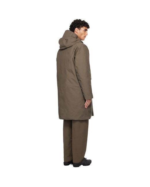 Veilance Black Taupe Sorin Down Parka for men