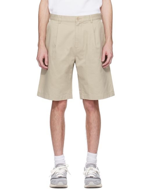 Reigning Champ Natural Cotton Chino Sophomore Relaxed 10 Shorts for men