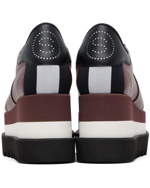 Stella McCartney Red Sneak-Elyse Platform Sneakers