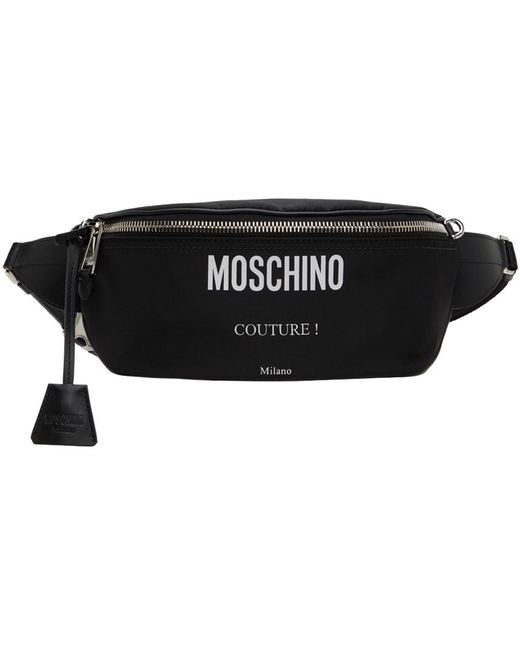 Moschino Black ' Couture' Pouch for men