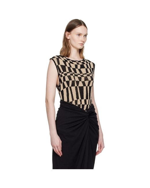 Dries Van Noten Black Checked Sweater
