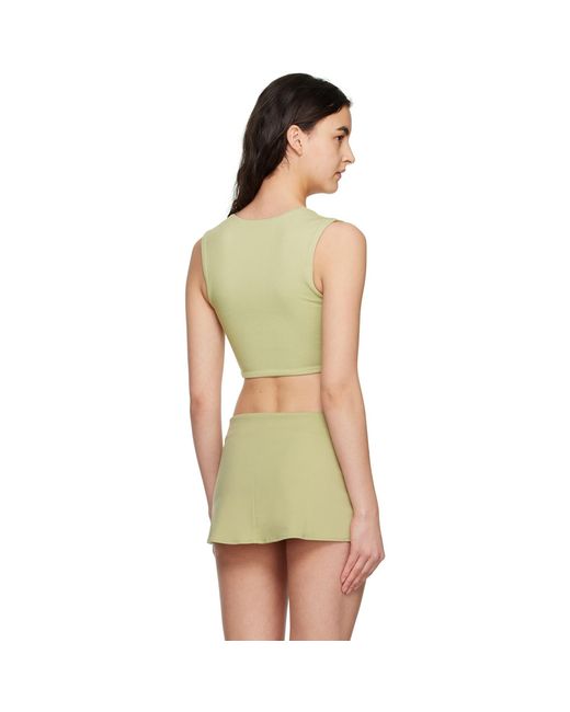 GUIZIO Orange Celestial Tank Top