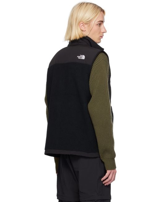 The North Face Black Retro Denali Vest for men