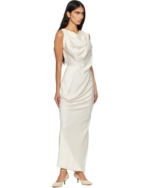 Vivienne Westwood Black Off- Fond Maxi Dress