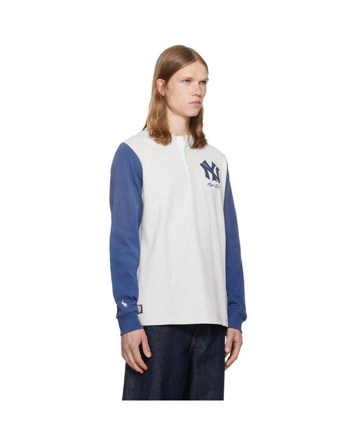 Polo Ralph Lauren Blue Mlb Edition Yankees Henley for men
