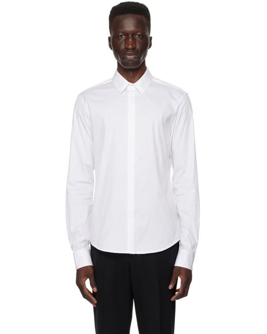 Wooyoungmi Black White Button Shirt for men