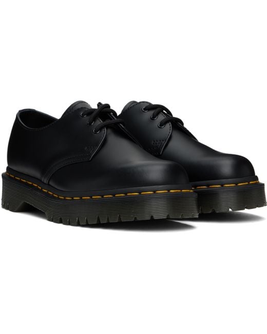 メンズ Dr. Martens ブラック 1461 Bex スムースレザー ダービー Black