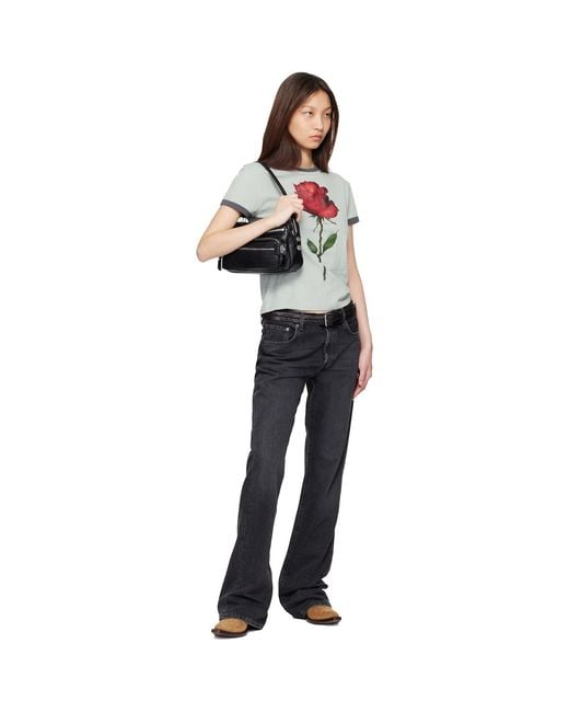 Acne Black Regular Fit 2009F Jeans